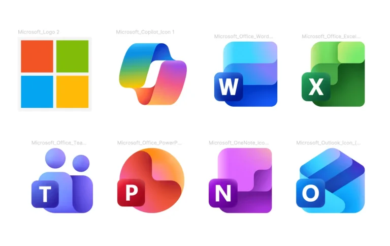Latest Microsoft App Icons in Figma