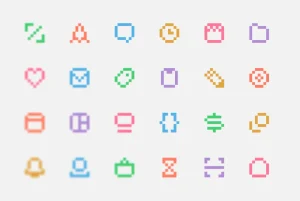 24-free-pixel-icons