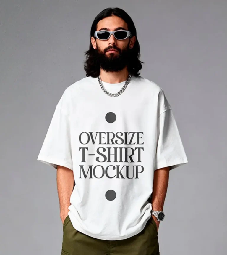 Streetwear T-Shirt Mockup PSD