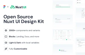 Nuxt UI v4 Official Figma UI Kit