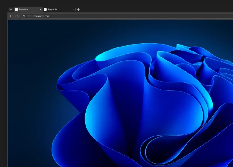 Microsoft Edge Browser for Figma (Light & Dark Modes)