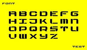 MONOWIRE Geometric Font