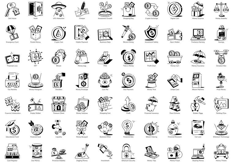 50+ Free Money Icons & Illustrations (Figma)