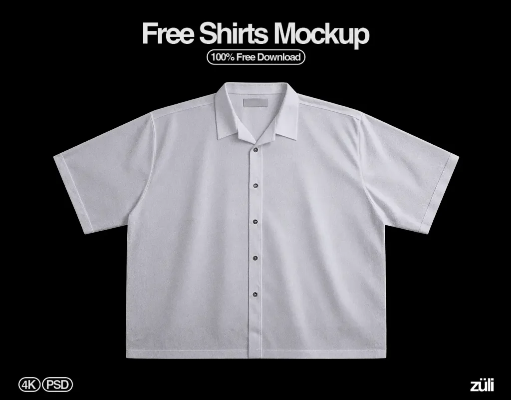 4K Shirt Mockup PSD