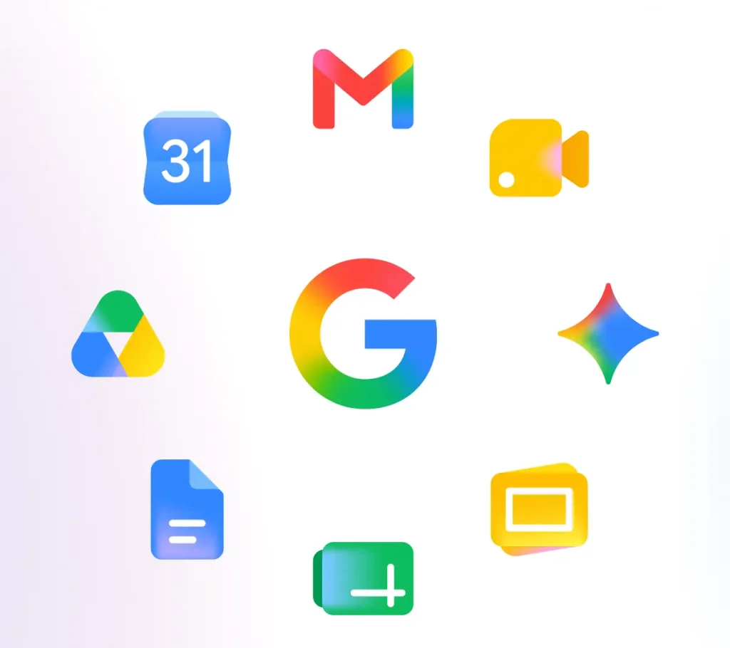 New Google Workspace 2026 Icons for Figma
