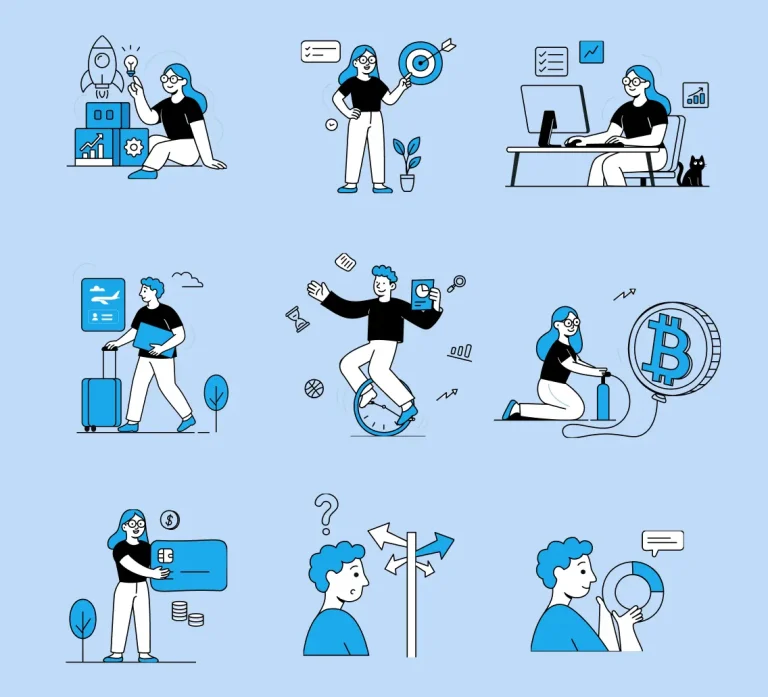 Finance & Fintech Vector Illustration Pack (Figma)