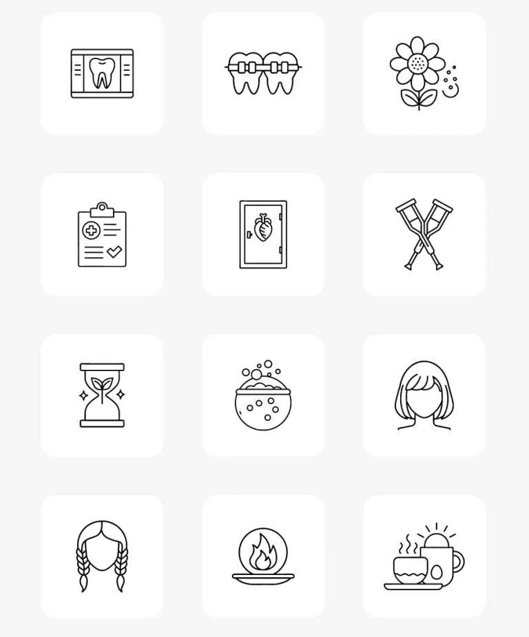 100+ Free Health & Beauty Outline Icons